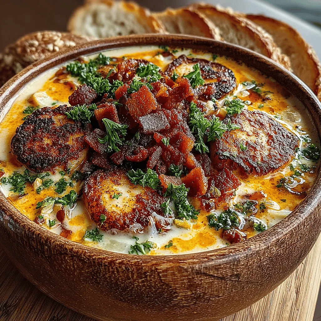 New England clam chowder is more than just a dish; it is a cultural icon that embodies the rich culinary heritage of the northeastern United States. Originating in the coastal towns of New England, this hearty soup reflects the region's maritime history, where fresh seafood was abundant and integral to the local diet. The roots of clam chowder can be traced back to the 18th century, with its earliest versions likely being simple broths made by early settlers. Over the years, the recipe has evolved, giving rise to the creamy, robust version that many have come to love today.