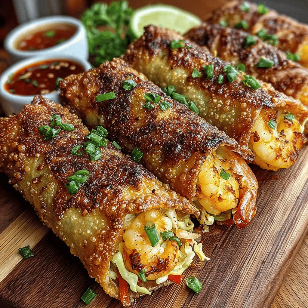When it comes to appetizers or main dishes that are both satisfying and wholesome, crispy baked shrimp egg rolls stand out as a fantastic choice. Unlike their deep-fried counterparts, these baked delights offer a healthier twist without compromising on taste or texture. Whether you're hosting a gathering, preparing a family dinner, or simply looking for a nutritious snack, these egg rolls are versatile enough to fit any occasion. With an enticing blend of fresh ingredients, each bite bursts with flavor while providing essential nutrients, making them an excellent addition to your culinary repertoire.