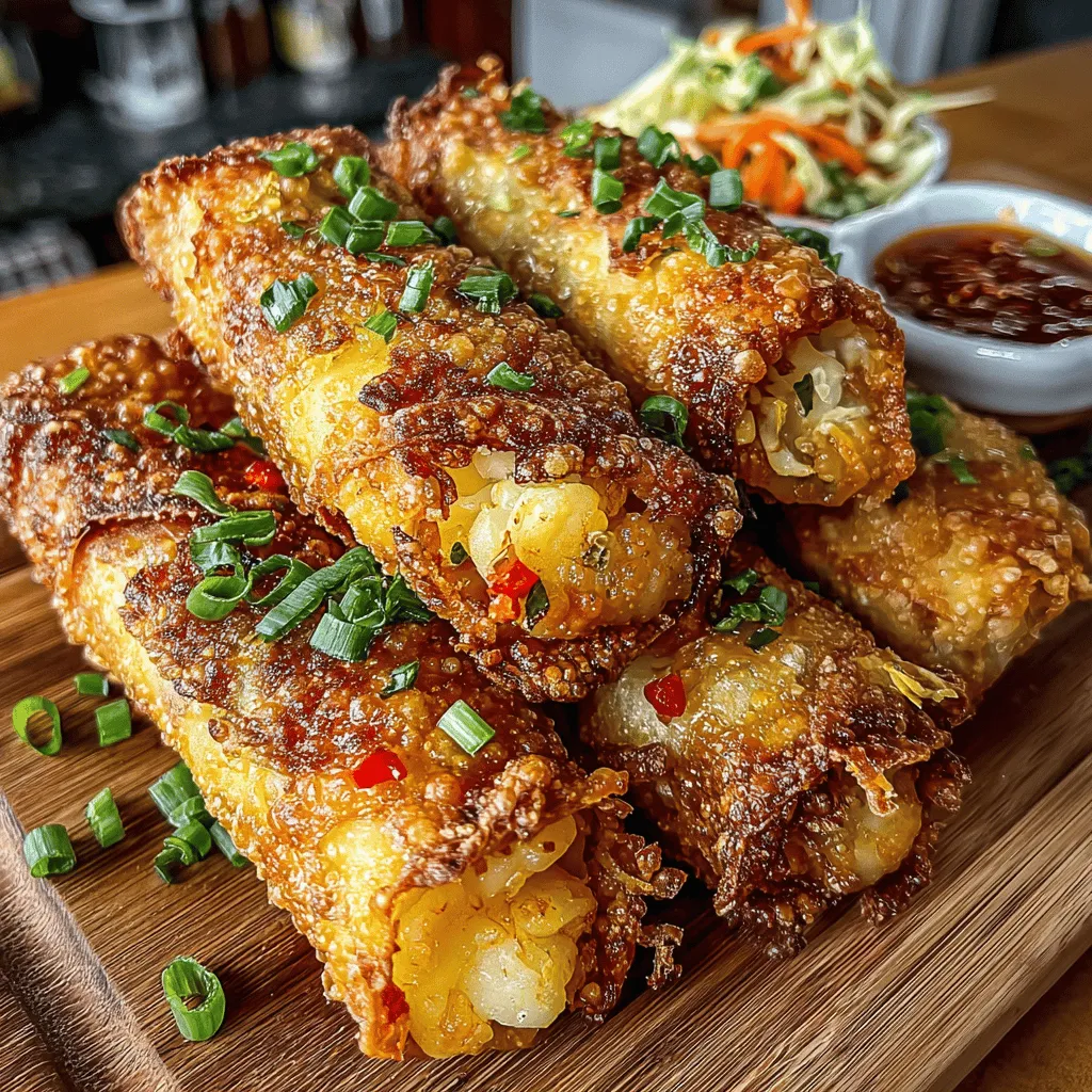 When it comes to appetizers or main dishes that are both satisfying and wholesome, crispy baked shrimp egg rolls stand out as a fantastic choice. Unlike their deep-fried counterparts, these baked delights offer a healthier twist without compromising on taste or texture. Whether you're hosting a gathering, preparing a family dinner, or simply looking for a nutritious snack, these egg rolls are versatile enough to fit any occasion. With an enticing blend of fresh ingredients, each bite bursts with flavor while providing essential nutrients, making them an excellent addition to your culinary repertoire.