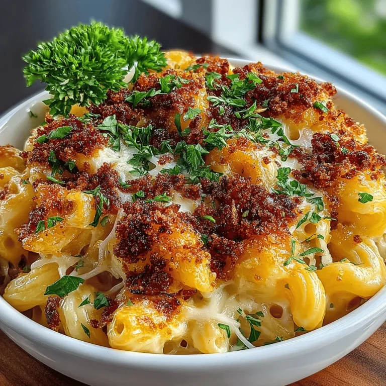 Macaroni and cheese, fondly known as mac & cheese, is a quintessential comfort food that transcends generations and cultures. With its creamy cheese sauce enveloping perfectly cooked pasta, this dish has earned a special place in the hearts—and stomachs—of many. Whether it's a cozy family dinner, a holiday gathering, or simply a weeknight meal, mac & cheese brings warmth and satisfaction to the table. In this recipe for Cheesy Delight Baked Mac & Cheese with a Crunchy Topping, we’ll explore how to elevate this classic dish into something truly extraordinary.