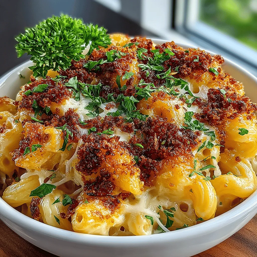 Macaroni and cheese, fondly known as mac & cheese, is a quintessential comfort food that transcends generations and cultures. With its creamy cheese sauce enveloping perfectly cooked pasta, this dish has earned a special place in the hearts—and stomachs—of many. Whether it's a cozy family dinner, a holiday gathering, or simply a weeknight meal, mac & cheese brings warmth and satisfaction to the table. In this recipe for Cheesy Delight Baked Mac & Cheese with a Crunchy Topping, we’ll explore how to elevate this classic dish into something truly extraordinary.