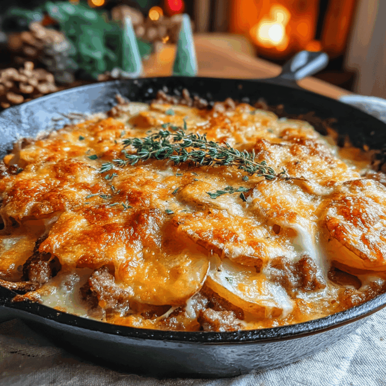 Autumn brings with it a bounty of flavors that are warm, comforting, and utterly satisfying. One dish that beautifully captures the essence of the season is the Skillet Cheesy Apple & Sage Sausage Gratin. This delightful combination marries savory and sweet, bringing together succulent sausage, crisp apples, and fragrant sage in a bubbling, cheesy masterpiece. Perfect for family gatherings or a cozy weeknight dinner, this gratin not only showcases the comforting qualities of classic comfort food but also highlights the wonderful ingredients of fall.