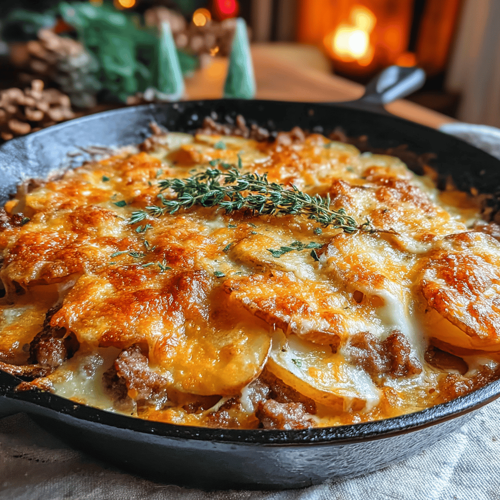 Autumn brings with it a bounty of flavors that are warm, comforting, and utterly satisfying. One dish that beautifully captures the essence of the season is the Skillet Cheesy Apple & Sage Sausage Gratin. This delightful combination marries savory and sweet, bringing together succulent sausage, crisp apples, and fragrant sage in a bubbling, cheesy masterpiece. Perfect for family gatherings or a cozy weeknight dinner, this gratin not only showcases the comforting qualities of classic comfort food but also highlights the wonderful ingredients of fall.