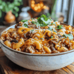 There’s something undeniably comforting about a hearty bowl of chili mac, especially when it’s made in a slow cooker. This dish combines the bold flavors of chili with the creamy, satisfying goodness of macaroni and cheese, creating a meal that’s perfect for busy weeknights. Whether you’re feeding a hungry family or meal-prepping for your week ahead, this slow cooker chili mac is a game changer.